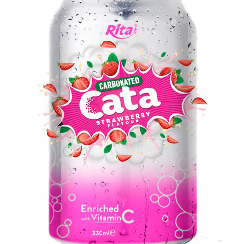 Carbonated Natural Strawberry Flavor Drink